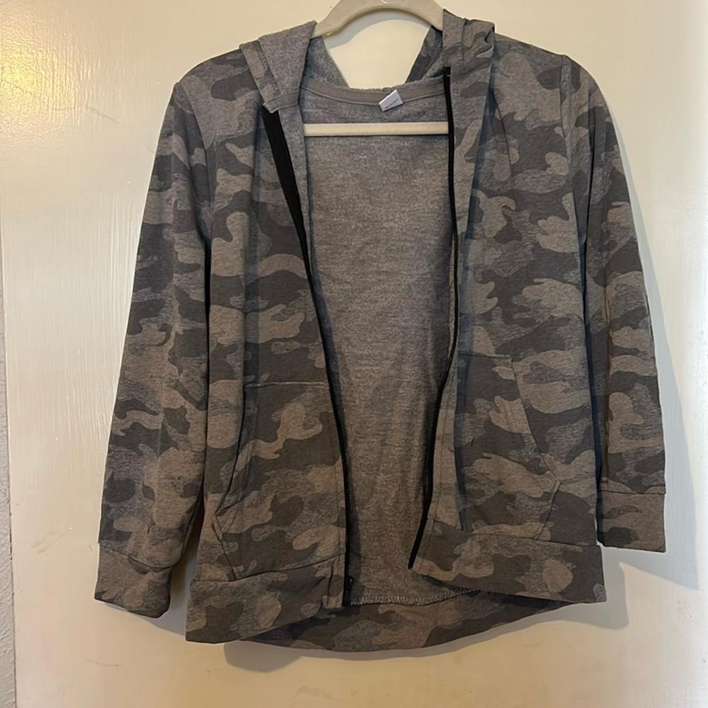 Camo sweater